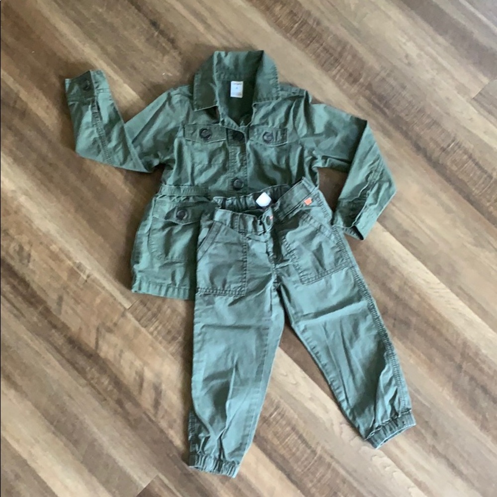 Carters - Matching cargo outfit size 3/4 kids